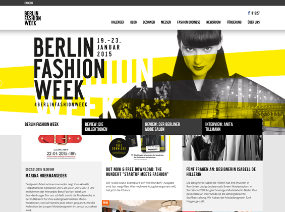 Berlin Fashion Week Januar 2015