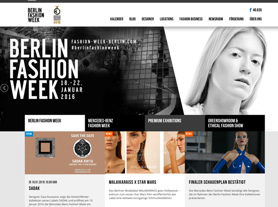 Berlin Fashion Week Januar 2016